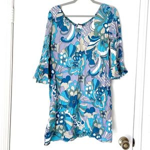 COPY - Manuhealii Ruffle Sleeve Dress